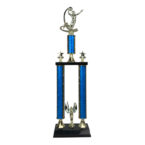 Trofeo de Tubo con Figura Serie 50 de Baloncesto